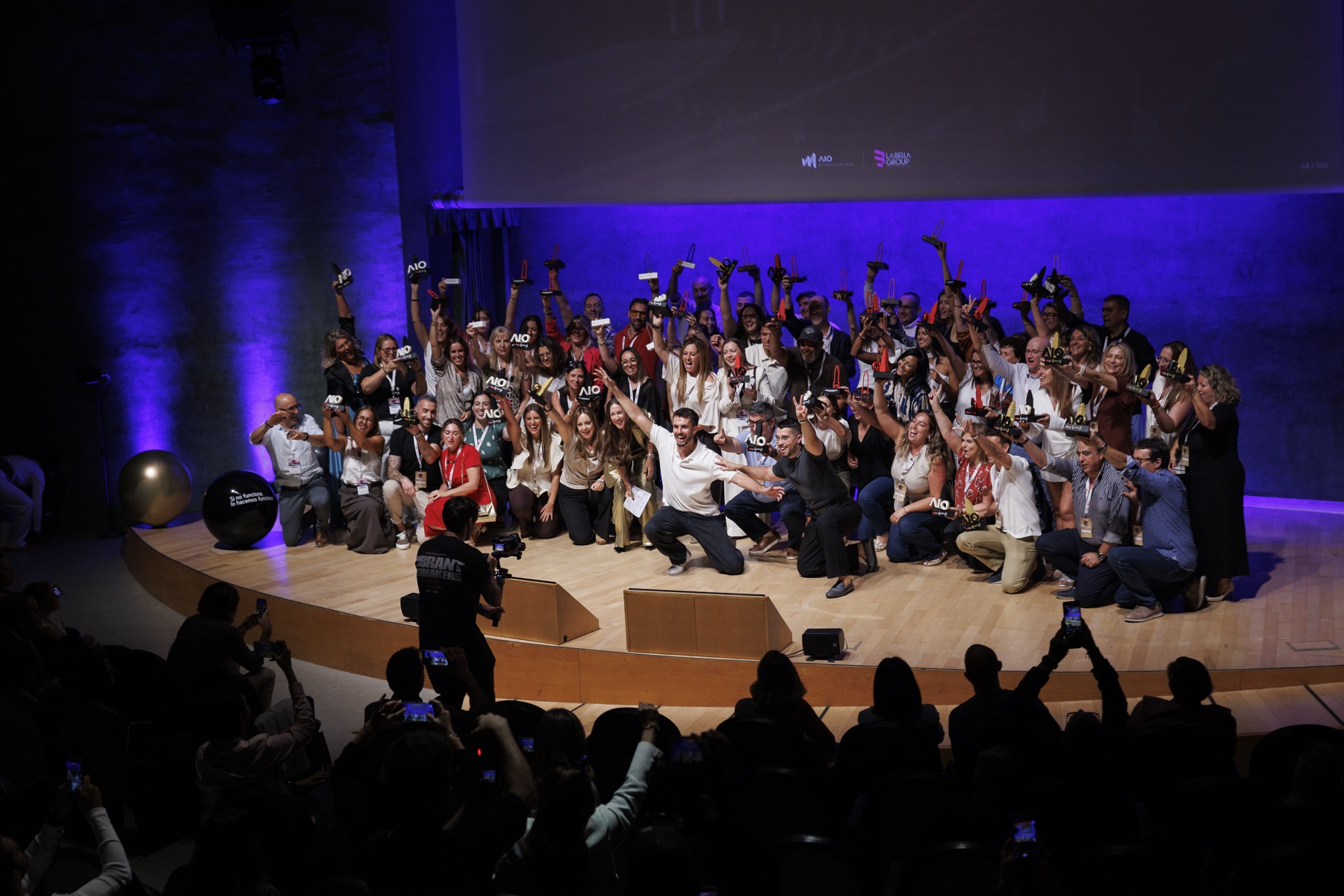 Alumnos de AIO en el evento presencial